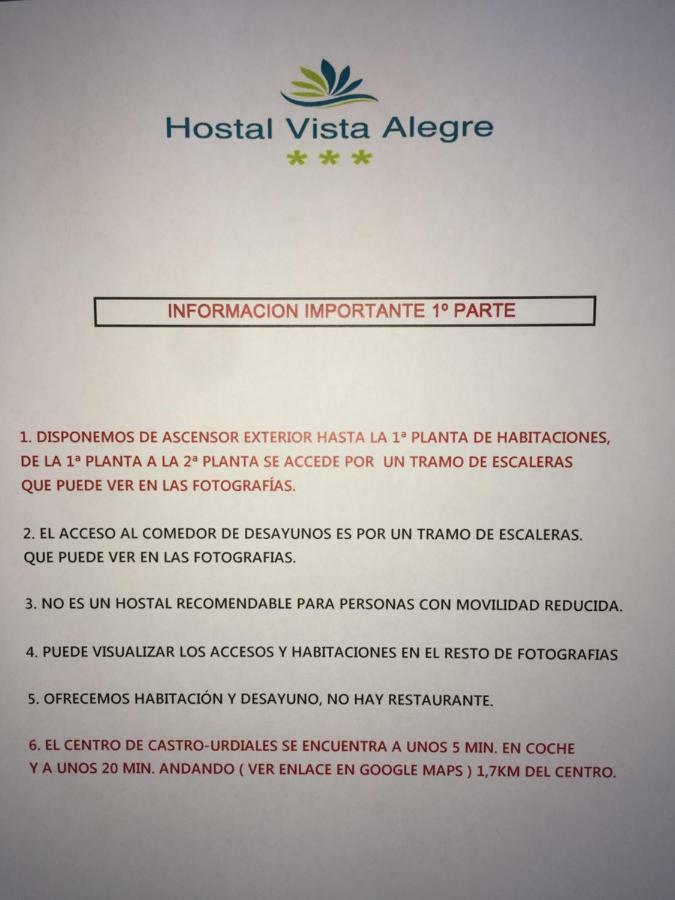 Hostal Vista Alegre Castro Urdiales Exterior foto
